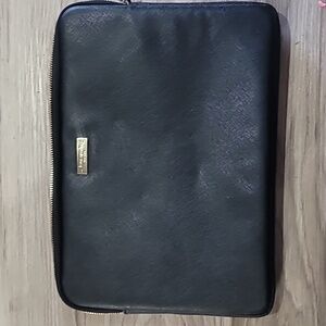 Kate Spade Black Padded Tablet Laptop Sleeve Case 14 x 10
